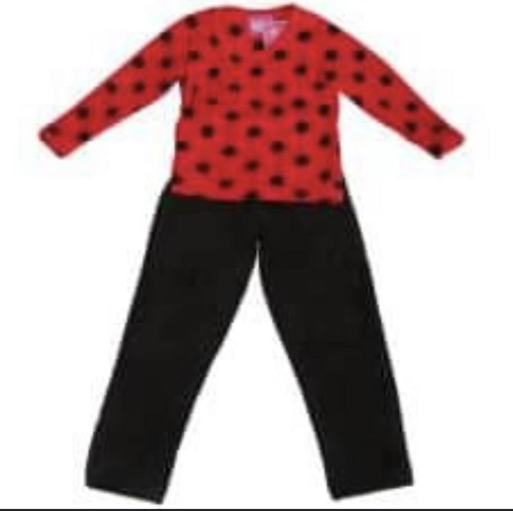 Picture of KN000046- FLEECY PYJAMA MIRACULOUS LADYBUG